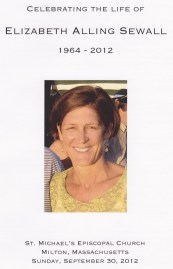 EAS Memorial Service Program FRONT