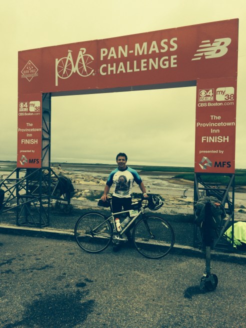 Gerry at Finish PMC 2014