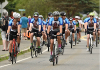Team Elizabeth rides in the 2017 Pan Mass Challenge