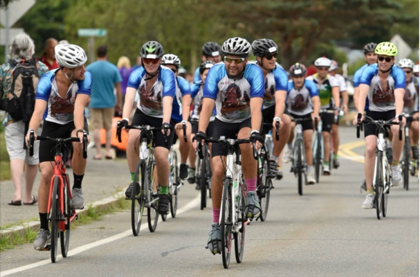 Team Elizabeth rides in the 2017 Pan Mass Challenge